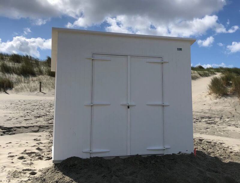 1. Strandhuisje Rechthoekig